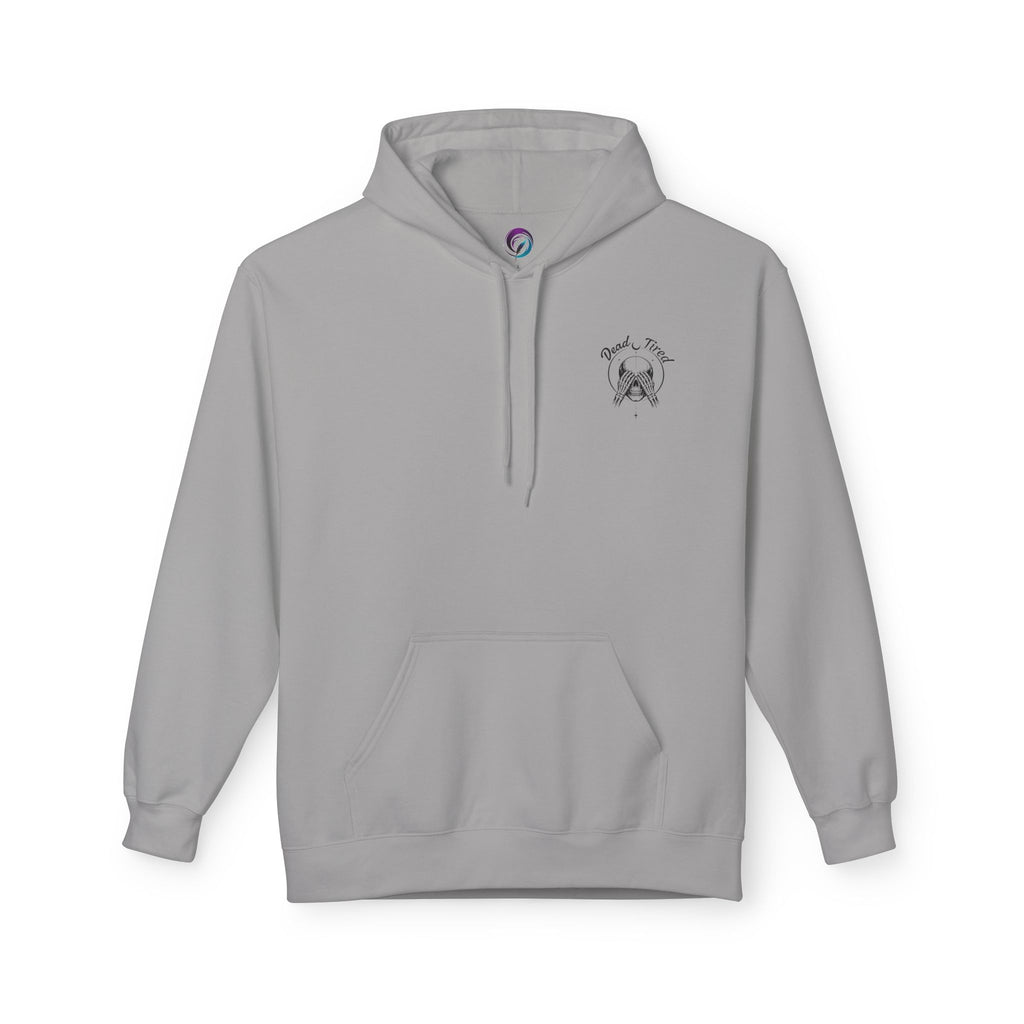 Dead Tired Skull Hoodie — Gothic Skeleton Pullover