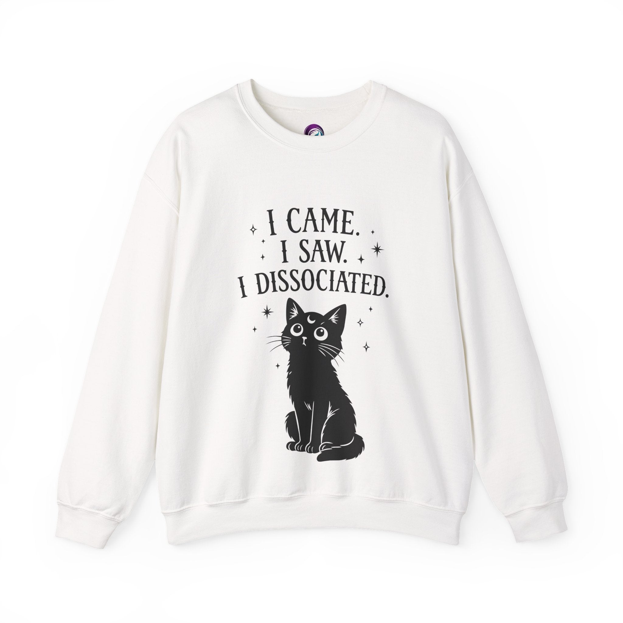 Graphic Print Dissociate Crewneck Sweatshirt