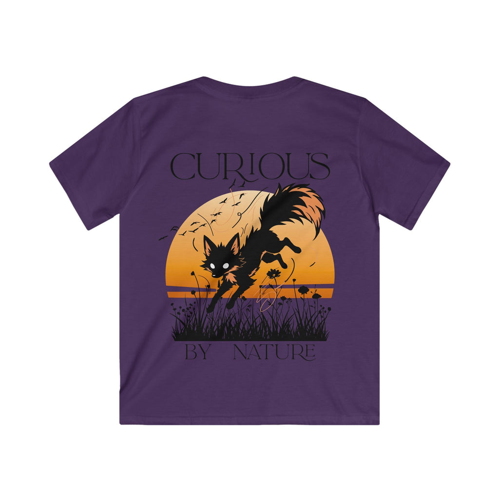 Curious by Nature Kids Tee — Playful Fox Graphic Children's T-Shirt