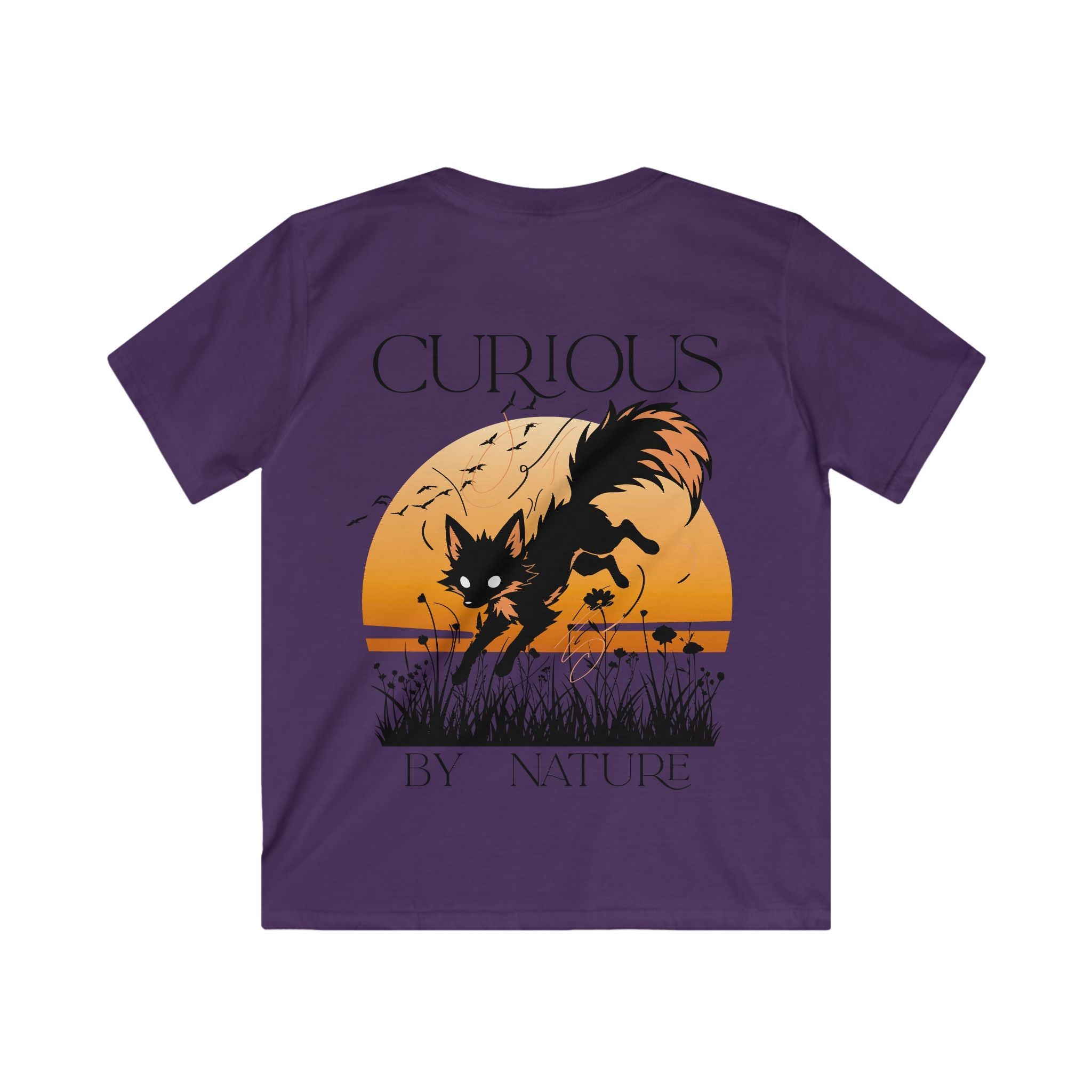 Curious by Nature Kids Tee — Playful Fox Graphic Children's T-Shirt