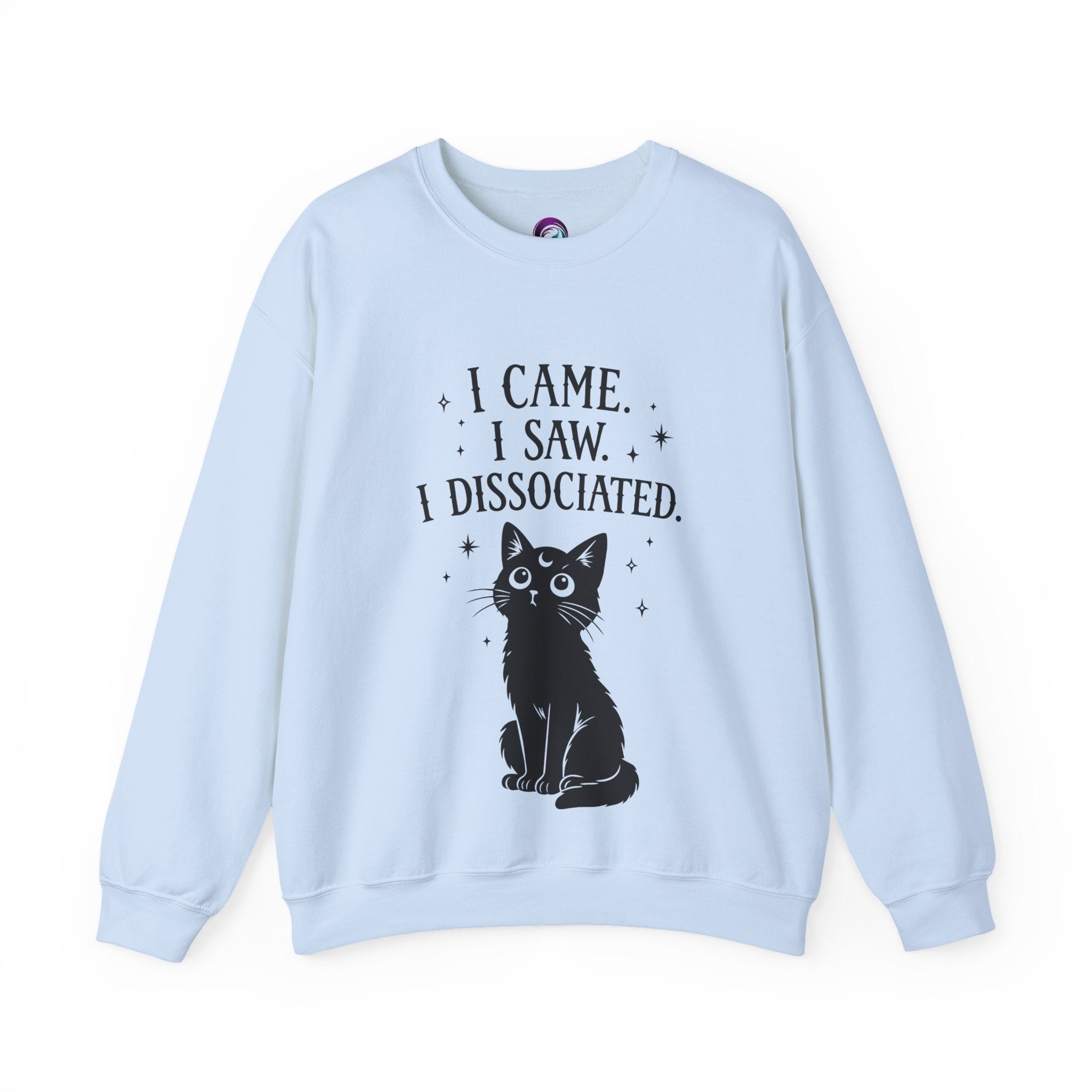Graphic Print Dissociate Crewneck Sweatshirt