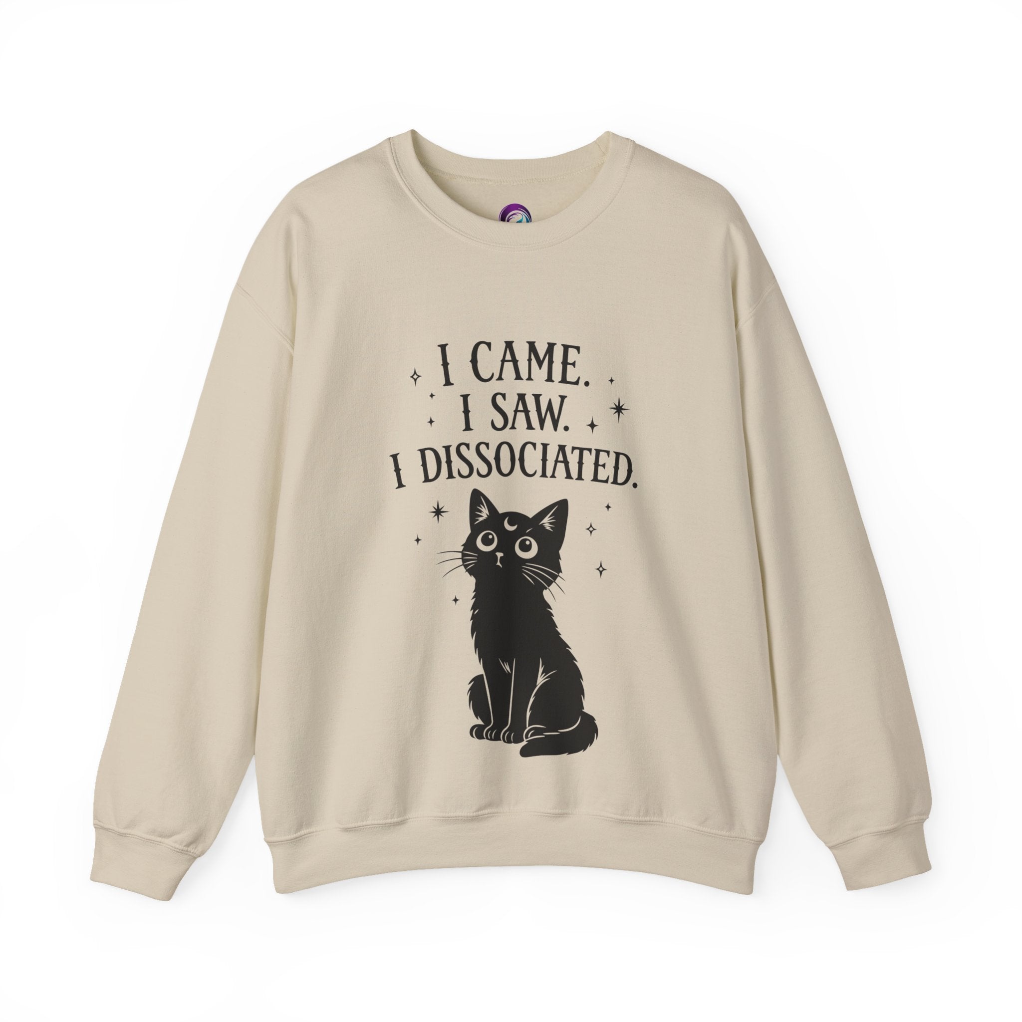 Graphic Print Dissociate Crewneck Sweatshirt
