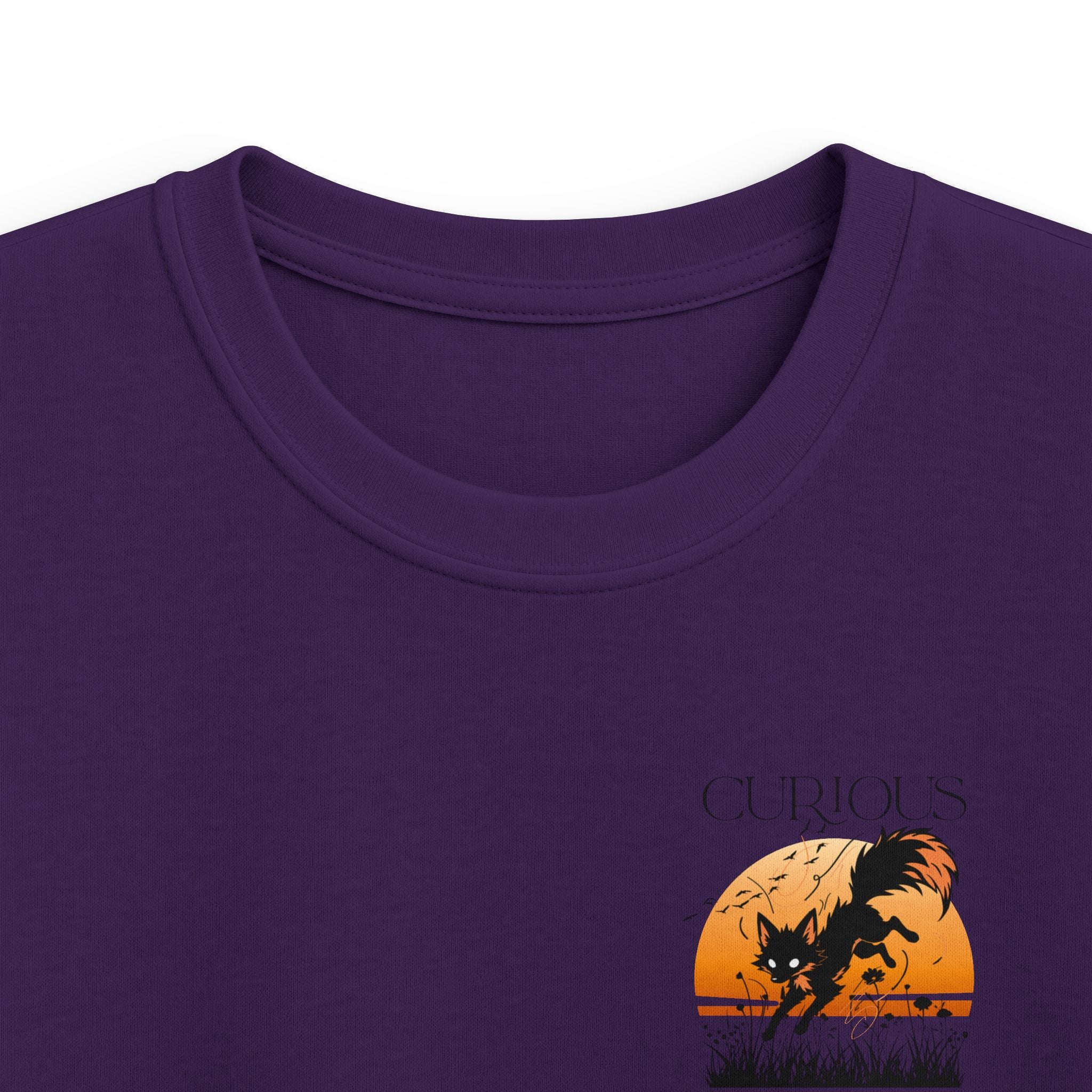 Curious by Nature Kids Tee — Playful Fox Graphic Children's T-Shirt