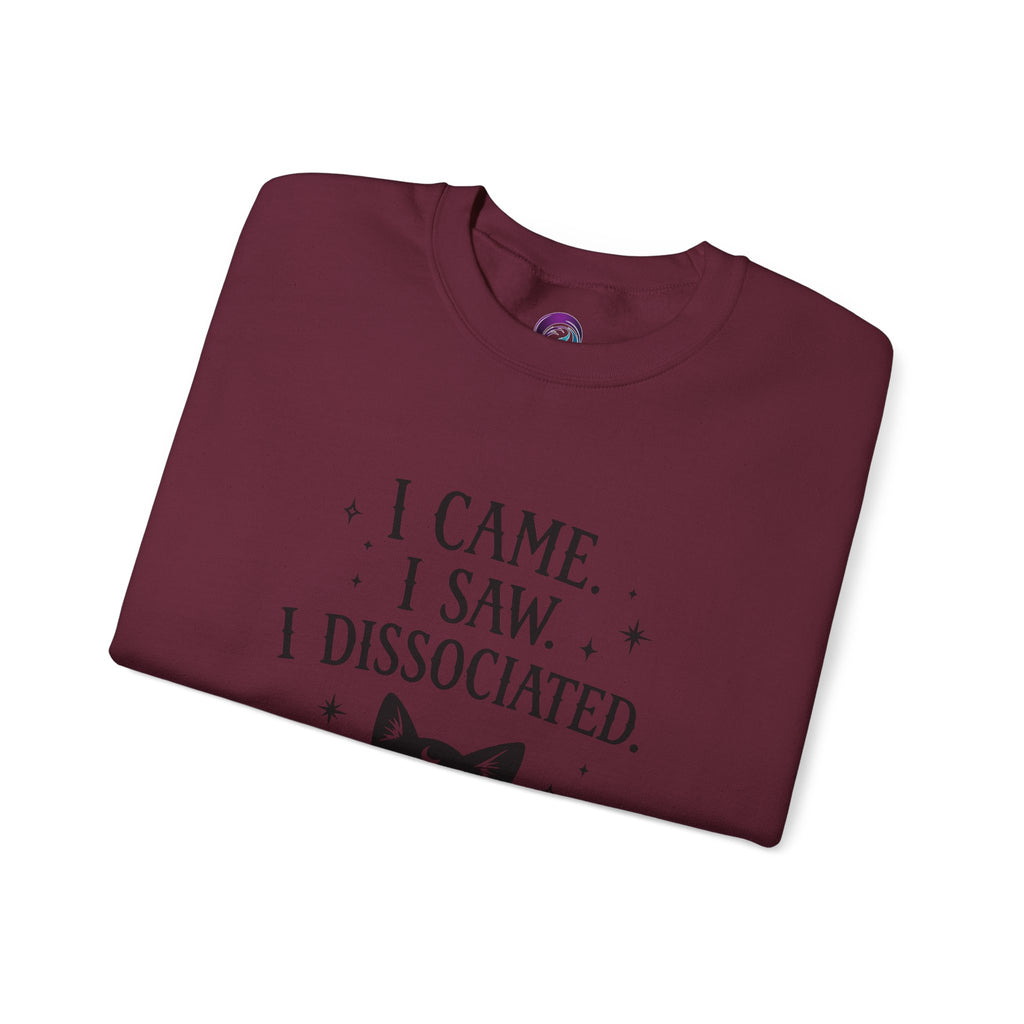 Graphic Print Dissociate Crewneck Sweatshirt