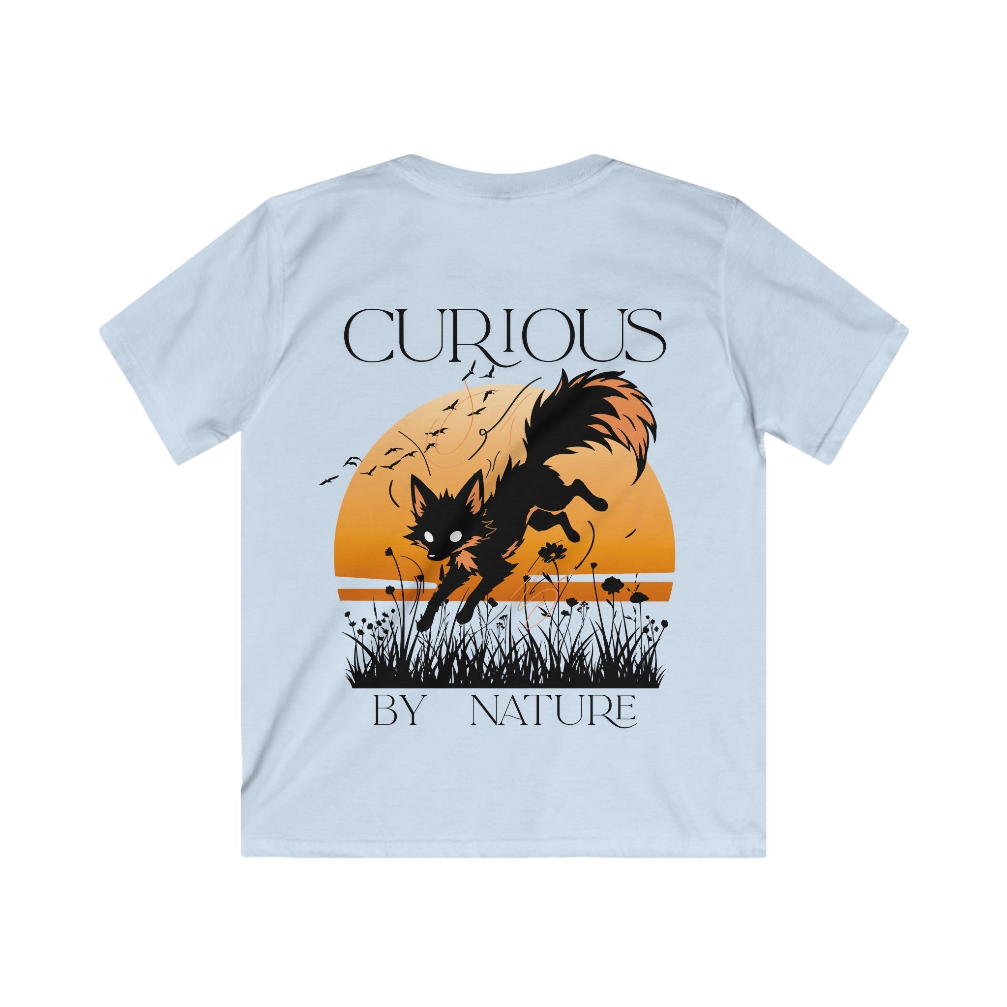 Curious by Nature Kids Tee — Playful Fox Graphic Children's T-Shirt
