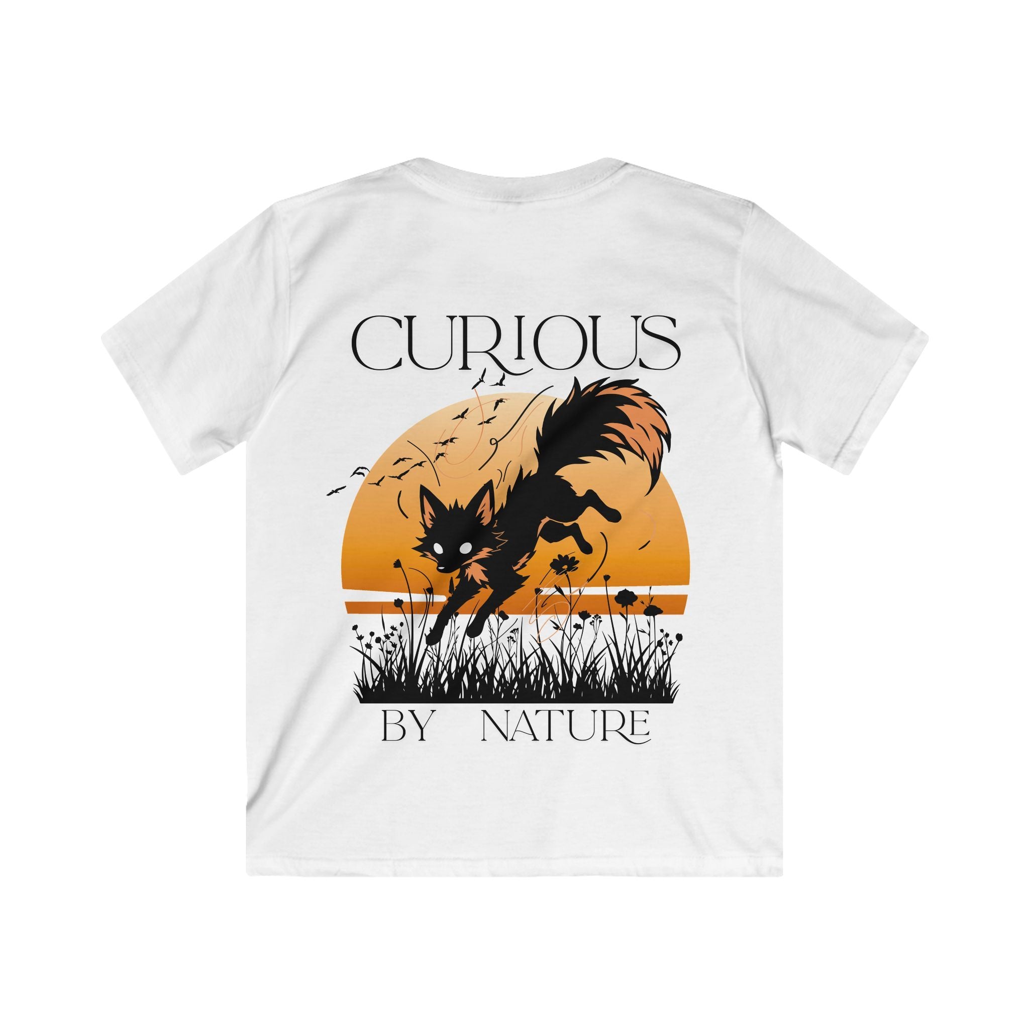 Curious by Nature Kids Tee — Playful Fox Graphic Children's T-Shirt