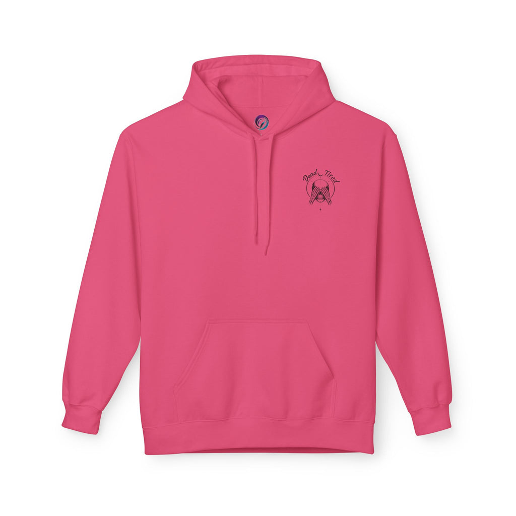 Dead Tired Skull Hoodie — Gothic Skeleton Pullover