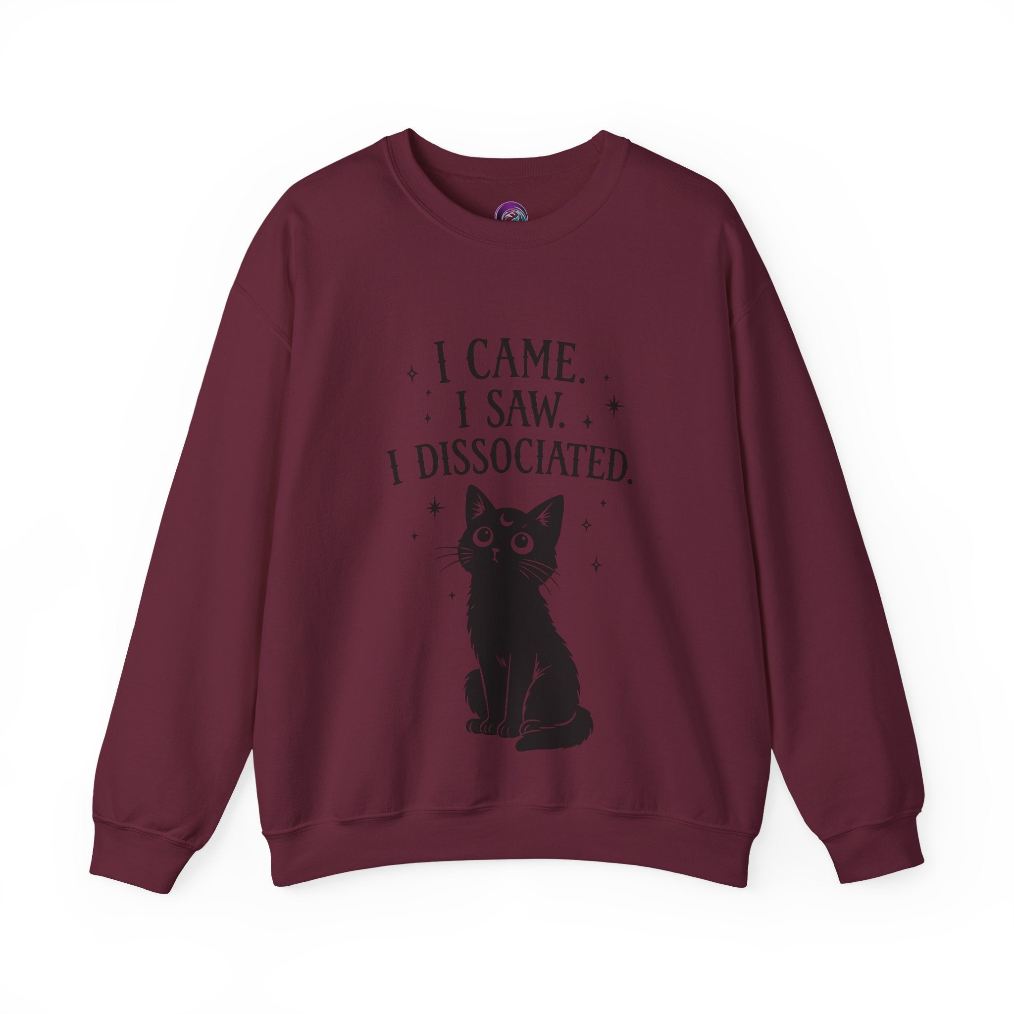 Graphic Print Dissociate Crewneck Sweatshirt