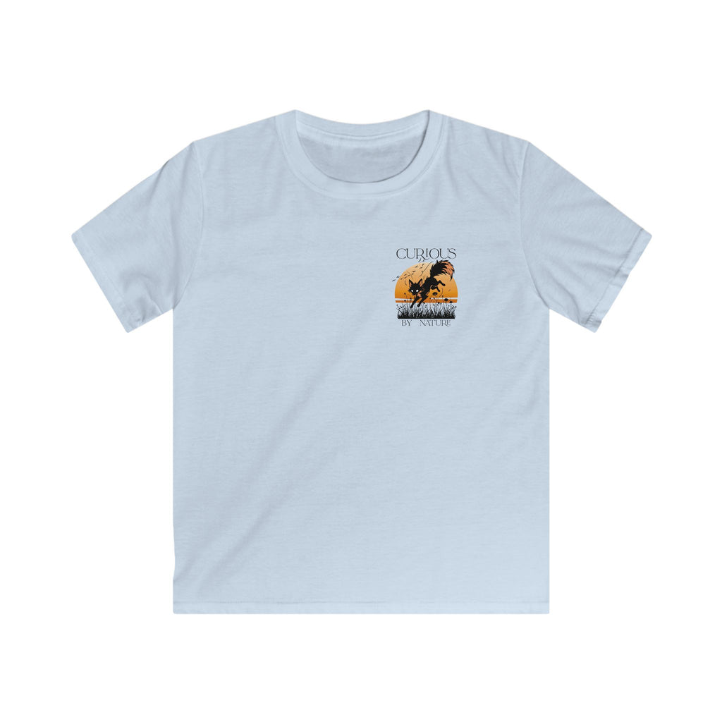 Curious by Nature Kids Tee — Playful Fox Graphic Children's T-Shirt