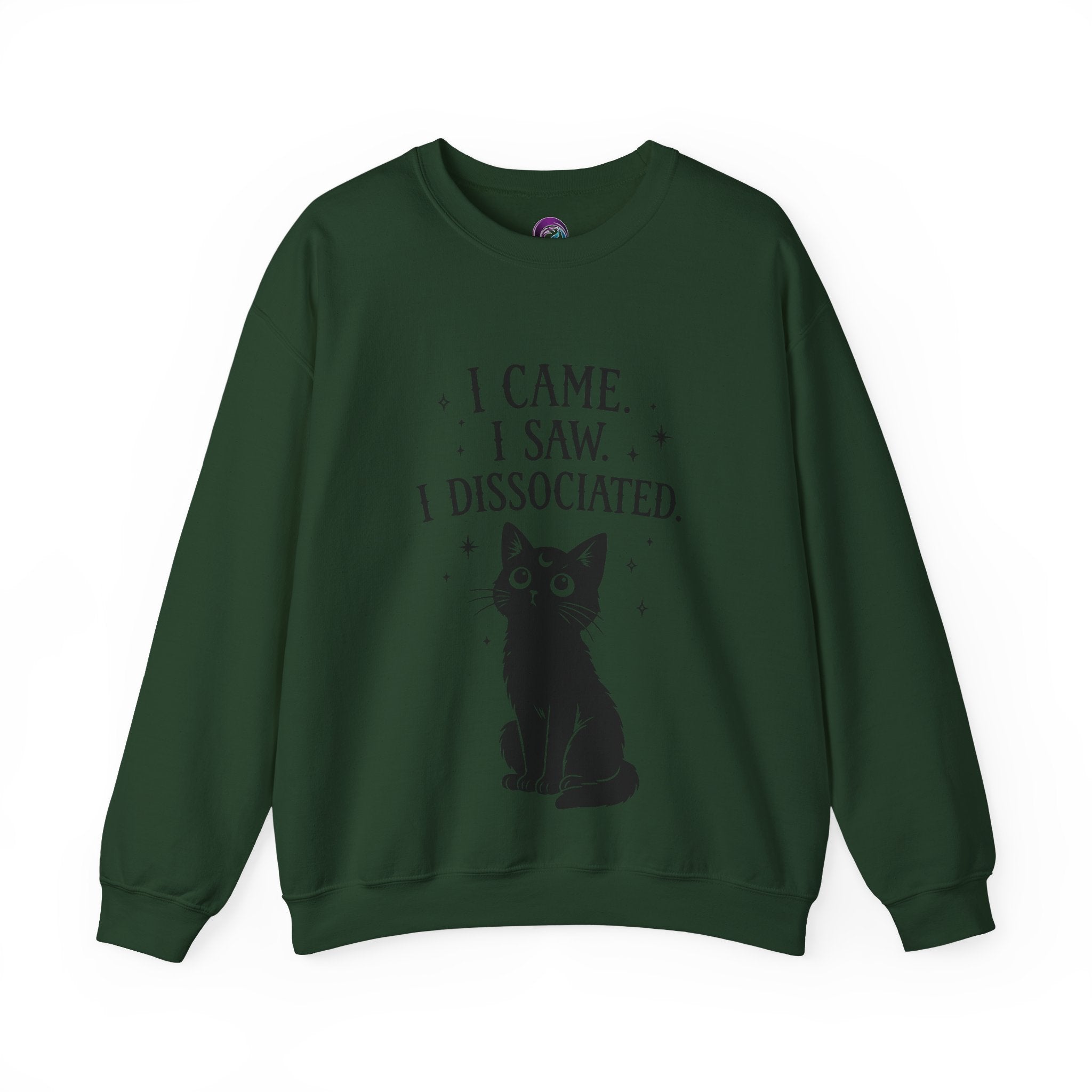 Graphic Print Dissociate Crewneck Sweatshirt