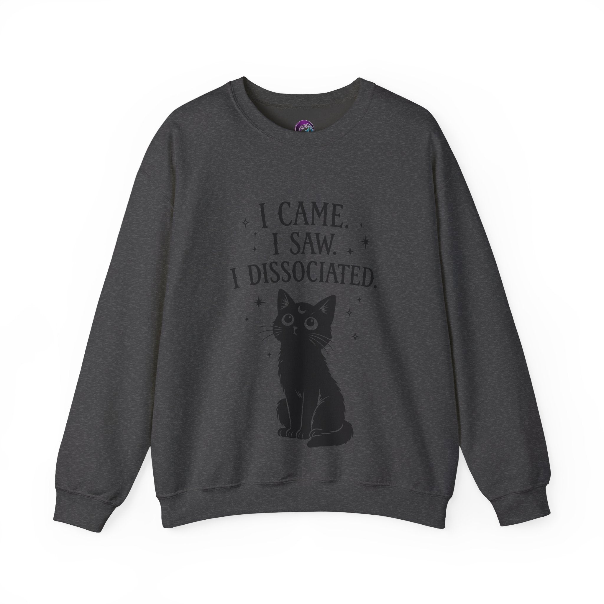 Graphic Print Dissociate Crewneck Sweatshirt