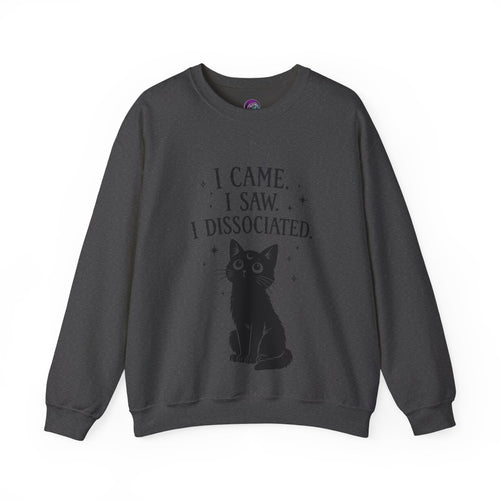 Graphic Print Dissociate Crewneck Sweatshirt