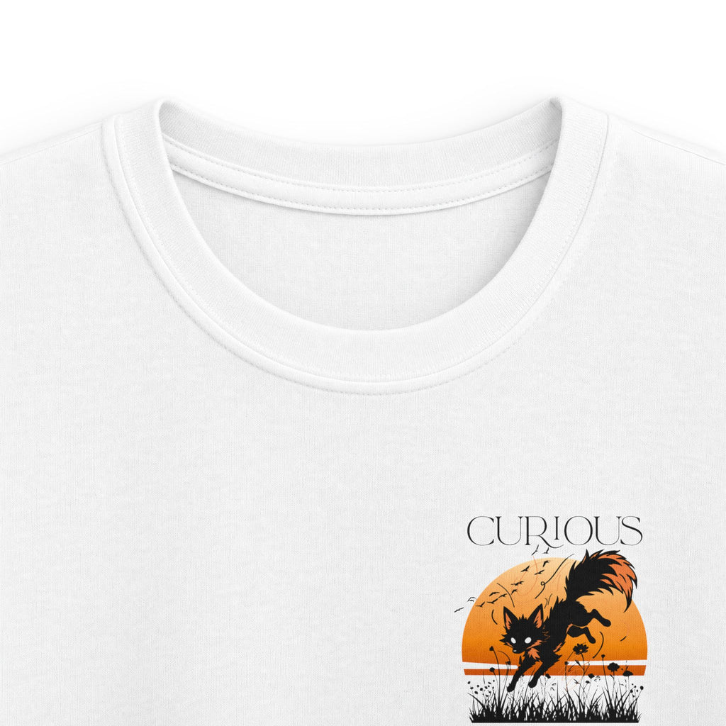 Curious by Nature Kids Tee — Playful Fox Graphic Children's T-Shirt