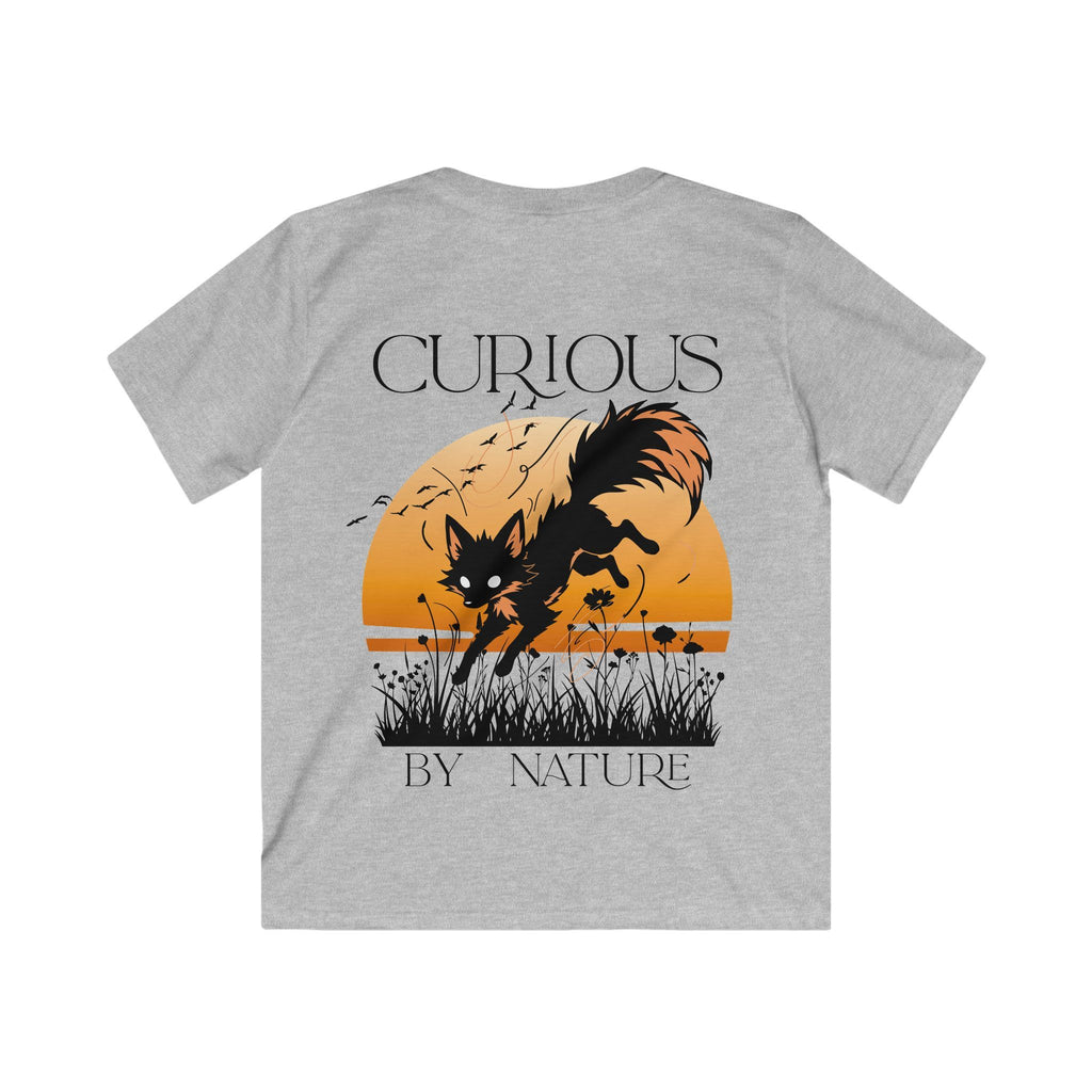 Curious by Nature Kids Tee — Playful Fox Graphic Children's T-Shirt