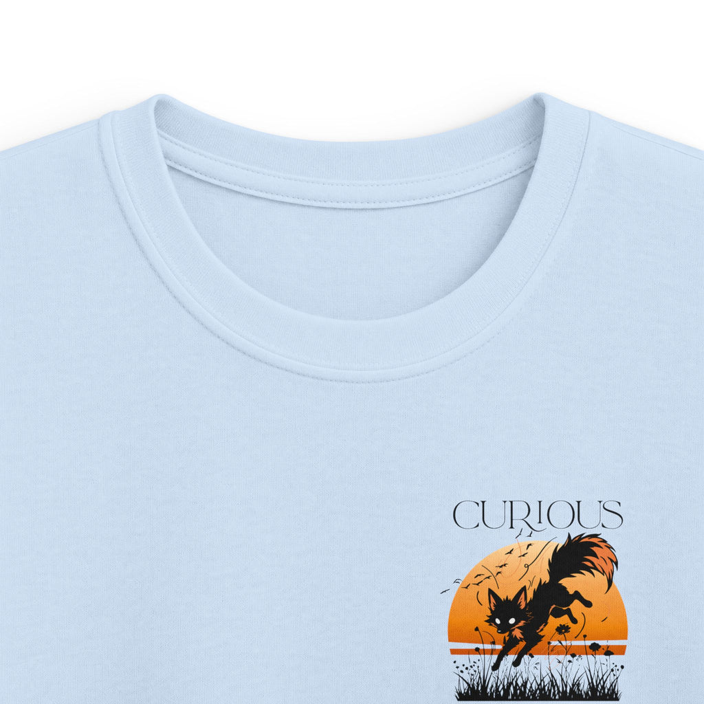 Curious by Nature Kids Tee — Playful Fox Graphic Children's T-Shirt
