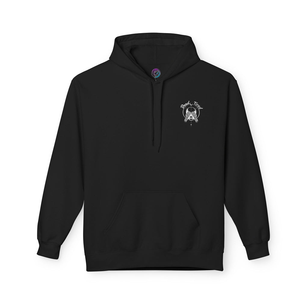 Dead Tired Skull Hoodie — Gothic Skeleton Pullover