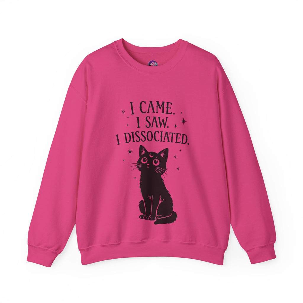Graphic Print Dissociate Crewneck Sweatshirt