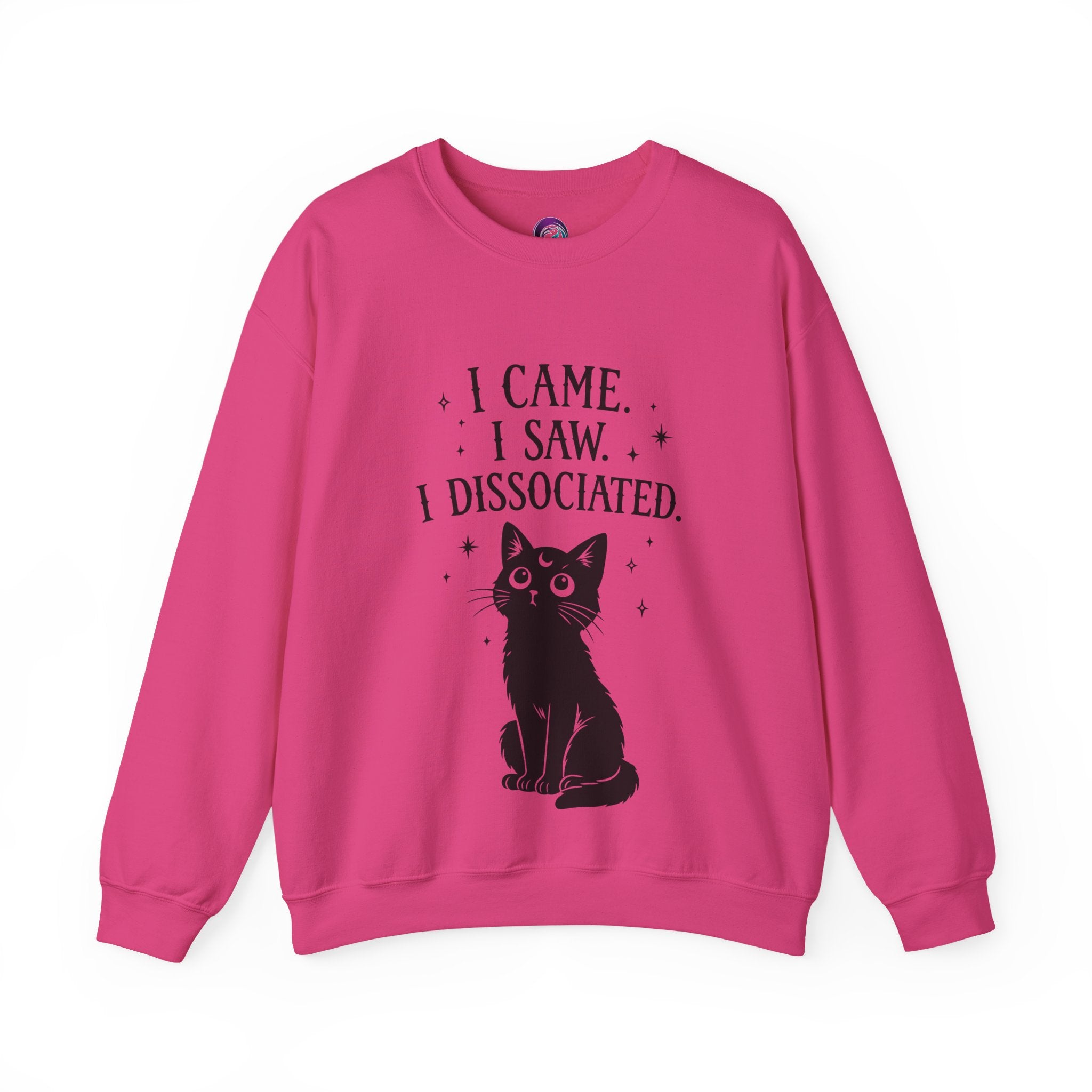 Graphic Print Dissociate Crewneck Sweatshirt